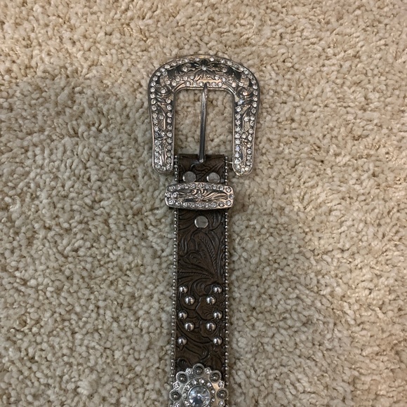 Blazin Roxx Western Bling Belt W/Bling main image 5
